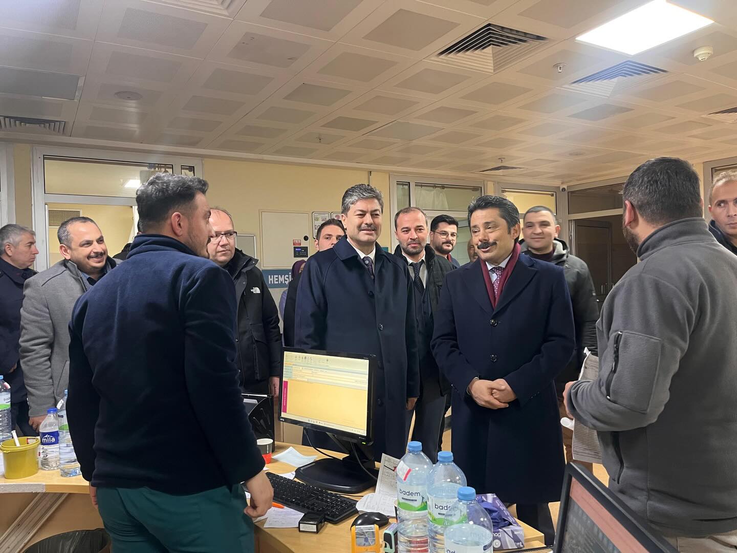 Milletvekili Erkan ve Vali Demiryürek'ten Kırşehir Eğitim ve Araştırma Hastanesi’nde