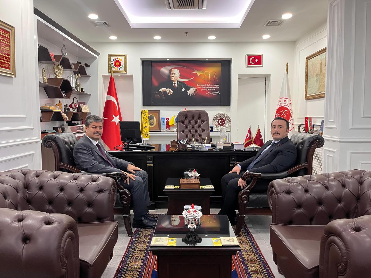 Necmettin Erkan’dan Kırşehir Adalet Teşkilatına Ziyaret