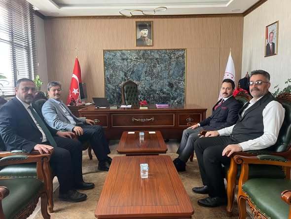 Milletvekili Necmettin Erkan’dan Çiçekdağı Kaymakamlığı’na Ziyaret