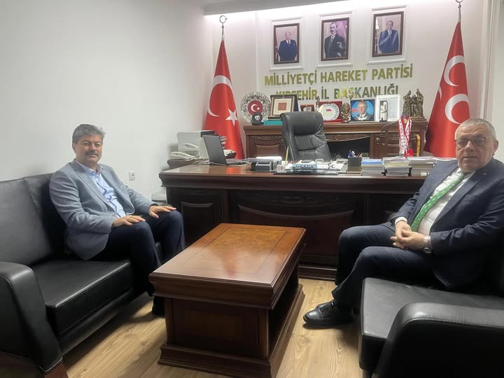Milletvekili Necmettin Erkan’dan MHP Kırşehir İl Başkanlığı’na Geçmiş Olsun Ziyareti
