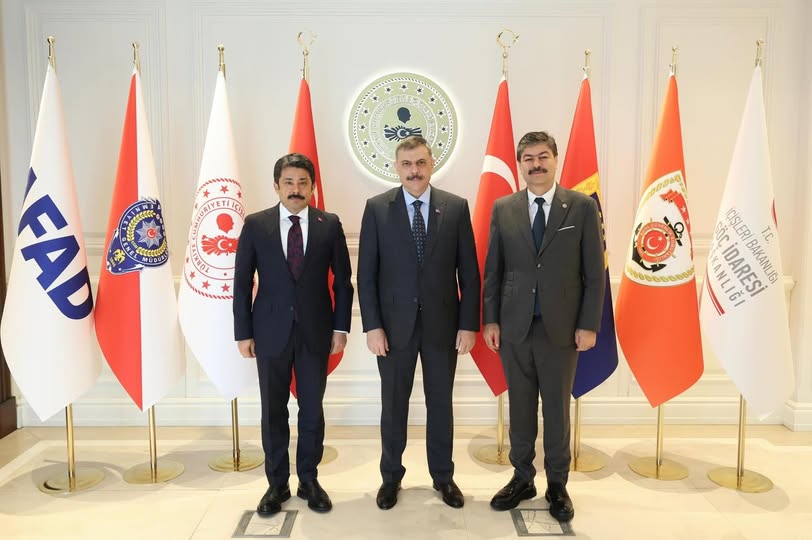 Kırşehir Heyetinden İçişleri Bakanı Mustafa Çiftçi’ye Hayırlı Olsun Ziyareti