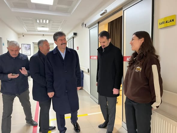 Necmettin Erkan’dan Akpınar Devlet Hastanesi’ne Ziyaret