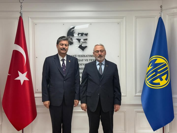 Necmettin Erkan’dan MKE Genel Müdürü İlhami Keleş’e Ziyaret: Kırşehir Yatırımı Masada