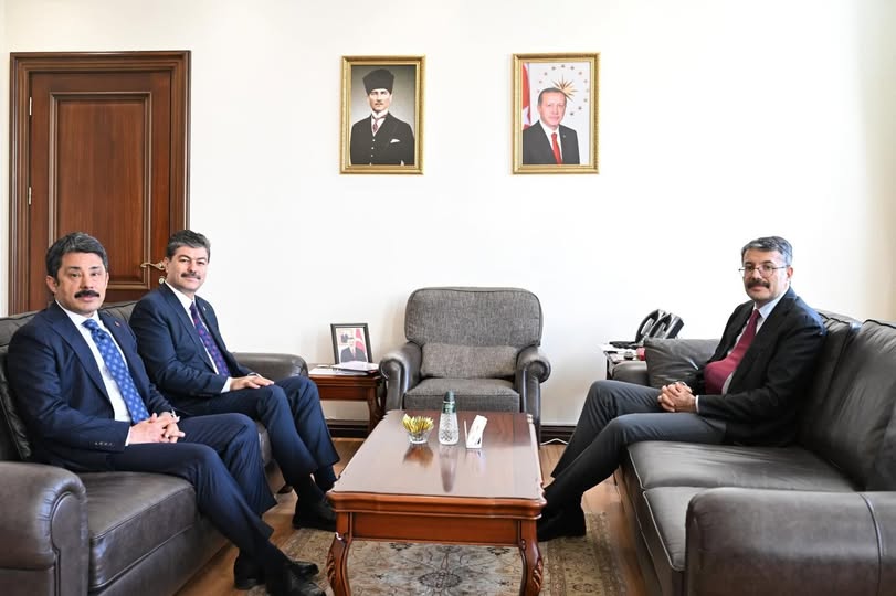 Necmettin Erkan’dan İçişleri Bakan Yardımcısı Ali Çelik’e Hayırlı Olsun Ziyareti