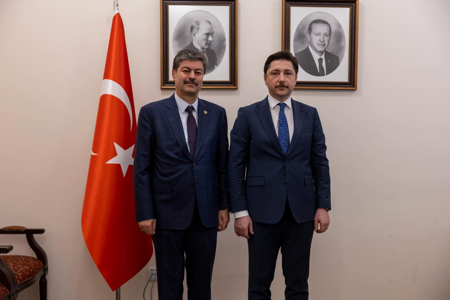 Necmettin Erkan’dan Bakan Yardımcısı Burak Ceyhan’a Ziyaret: Kırşehir Projeleri Masada