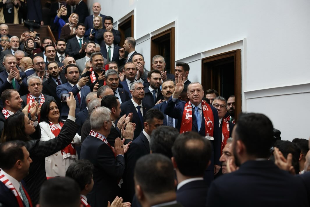 Necmettin Erkan, Cumhurbaşkanı Erdoğan’ın TBMM Grup Toplantısı Hitabını Takip Etti