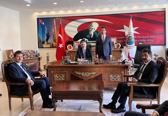 Necmettin Erkan, İçişleri Bakanı Mustafa Çiftçi ile Kaman Belediyesi’ni Ziyaret Etti