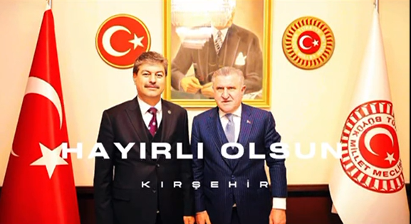 Erkan: “Kırşehir’e Yeni Stadyum İçin Bakanımızdan Söz Aldık”