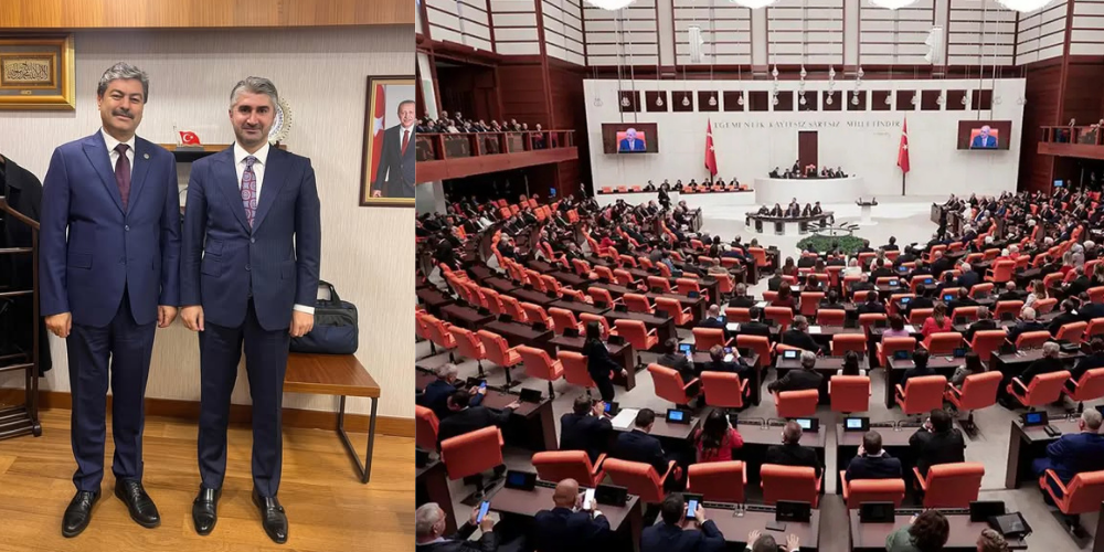 Milletvekili Necmettin Erkan, Bakan Yardımcısı Tarıkdaroğlu’nu TBMM’de Misafir Etti