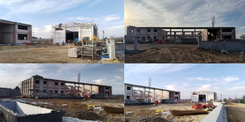 Kaman Karayolları Bakımevi Projesi Hızla Yükseliyor