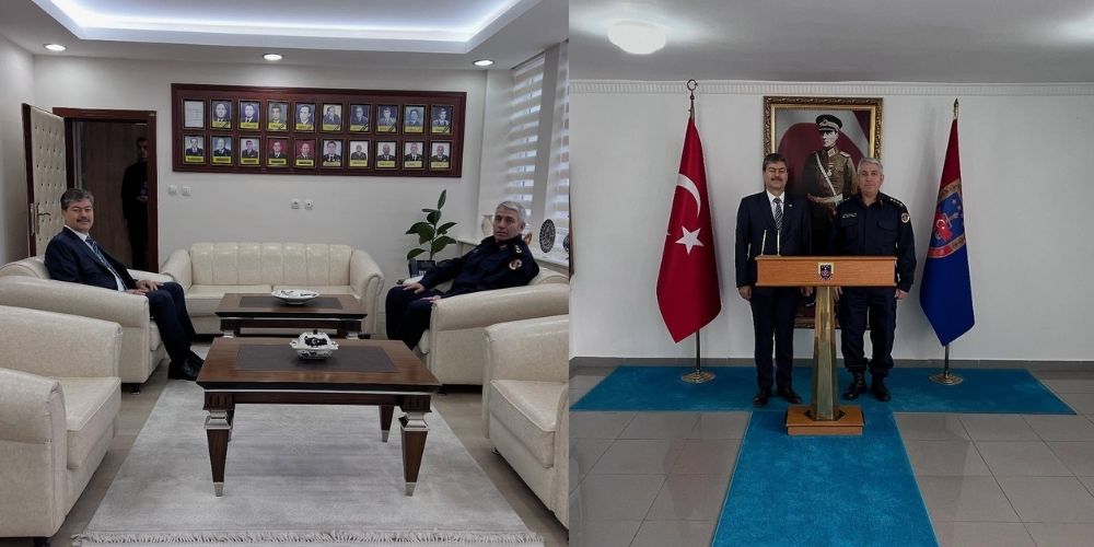 İl Jandarma Komutanı Ahmet Yıldırım’a Taziye Ziyareti