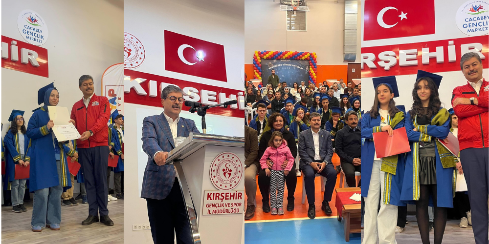 Kırşehir’de Deneyap Teknoloji Atölyeleri Mezuniyet Coşkusu