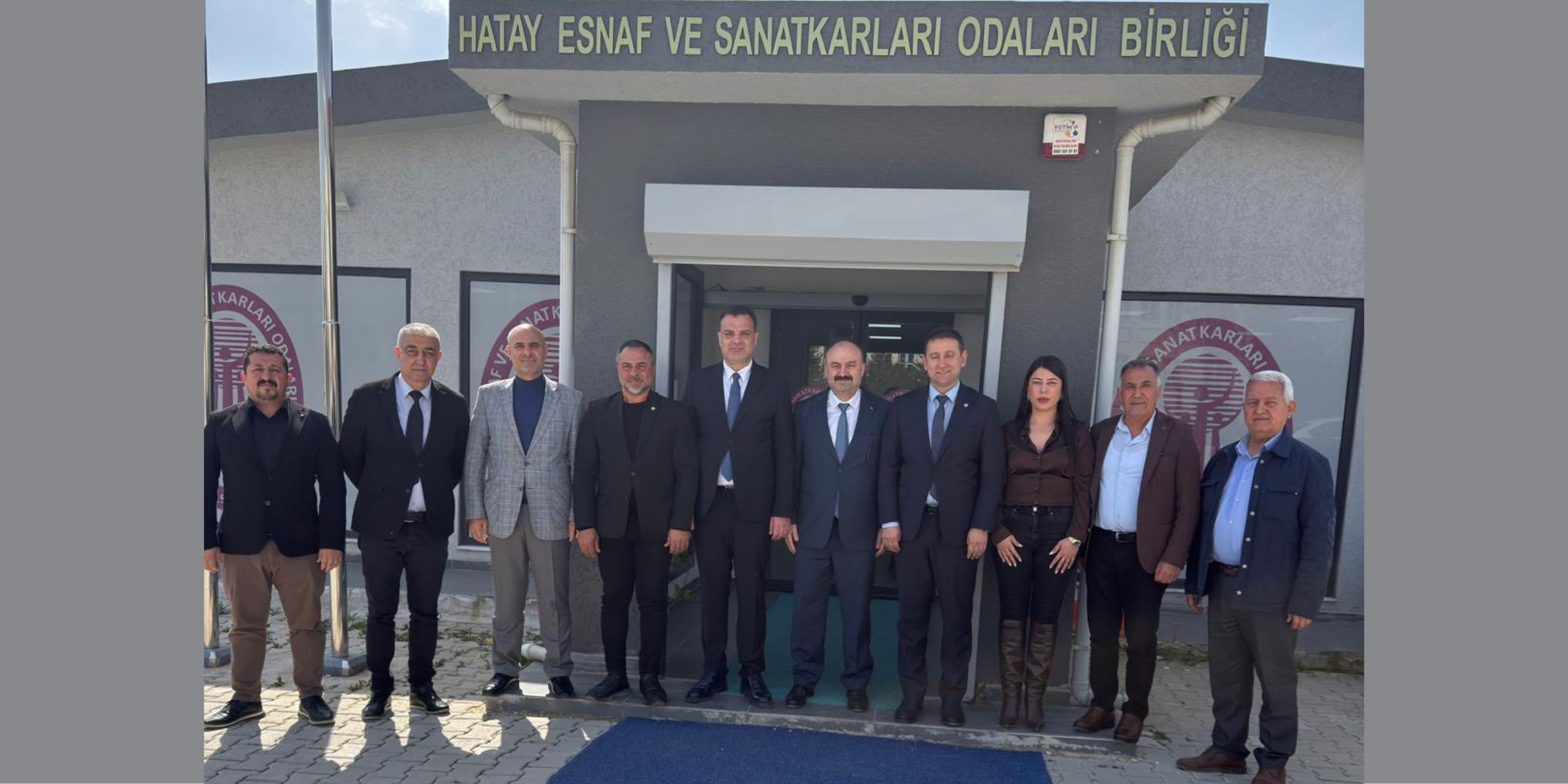 UEB Kurucu Genel Başkanı Mehmet Özdil Hatay’da UEB Hatay Şube Başkanı Aziz Fatih Yılmaz’ı Ziyaret Etti