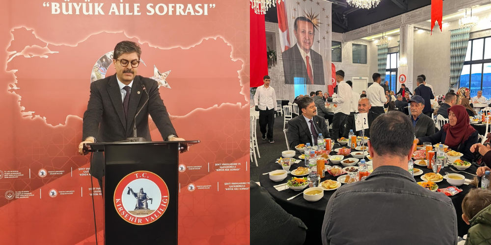 Kırşehir’de “Büyük Aile Sofrası”nda Anlamlı İftar Buluşması