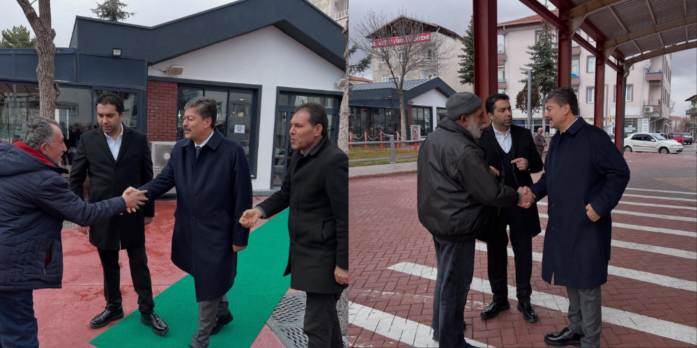 Necmettin Erkan’dan Kaman Esnafına Ziyaret